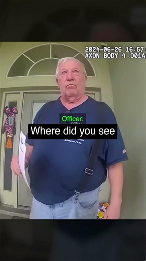 He Thought It Was A Game Until Police Arrived #bodycam #shorts #cops