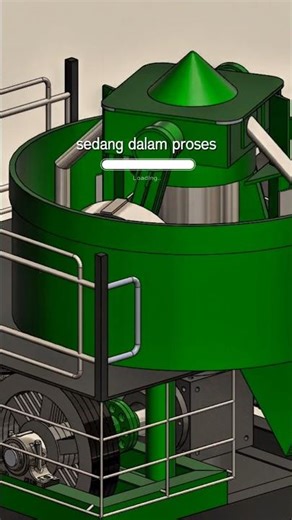 Mesin Mixer Bahan di #solidworks ... #solidworksdesign, #mesin #mixer #machine