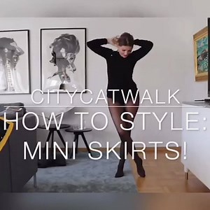 How to style a mini skirt from winter to spring 🌸 Via: https://www.instagram.com/citycatwalk/ | The Fashion Hub