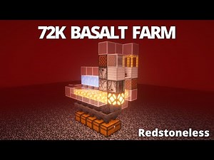 Redstoneless 72k Basalt Farm | Tutorial