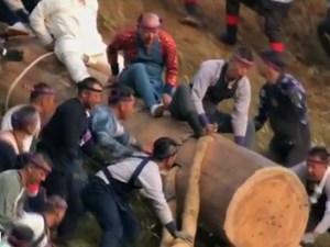 Watch | How Japanese men risk lives in ancient log-riding festival