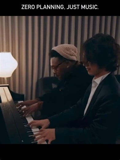 An unforgettable spontaneous session with @hayatosumino ✨ So much fun creating in the moment. #pianist #piano #chicago