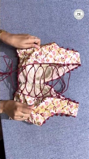 Boning Loop on Blouse Back 👗 | Professional Blouse Finishing Tutorial