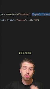 O jeito simples de criar objetos em Python | #shorts