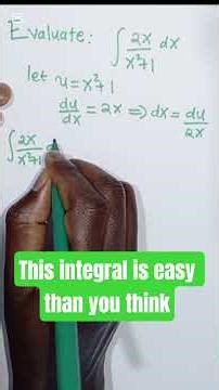 Integration made easy with substitution method #mathshorts #viralshorts #integration