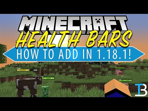 How To Add Health Bars to Minecraft 1.18.1