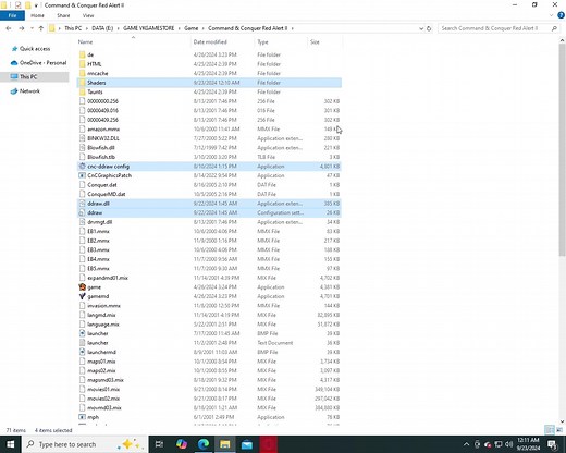 ""Error - (Solved) "Unable to set the video mode." error in Red Alert 2 (Windows 10)