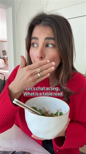 Ask me anything acting related ⬇️ | table read for acting