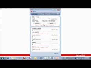 JD Edwards EnterpriseOne Mobile: Expense Management Demo