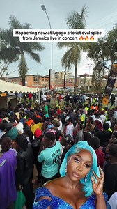 Happening now at lugogo cricket oval spice from Jamaica live in concert #goodtimes #foryou #fyp#foryoupage