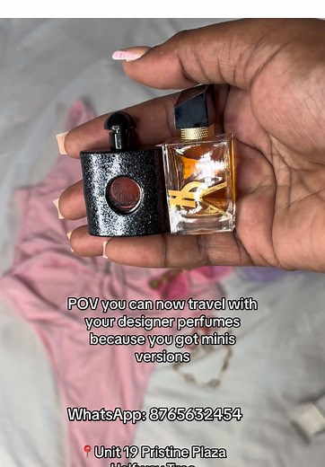 Authentic travel sized designer perfumes available in Jamaica! 📍Unit 19 Pristine Plaza #miniperfumesjamaica #miniperfumes #jamaicatiktok