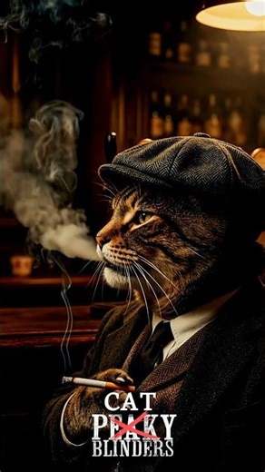 Cat Peaky Blinders... #trailer #cat #funny