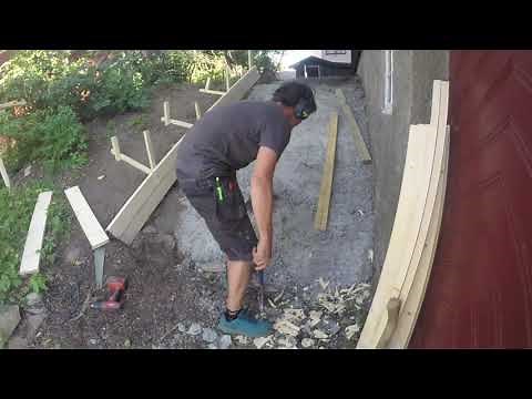 Hvordan lage Betong trapp, lager ny trapp lik den gamle.. how i do it :-) Formworker