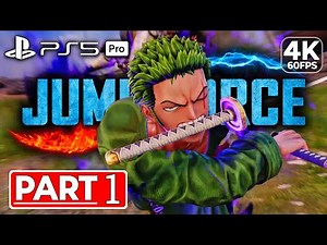 JUMP FORCE Story Mode Gameplay Walkthrough PART 1 FULL GAME [4K 60FPS PS5 PRO] - No Commentary