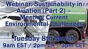 Sustainability in Aviation (Part 2) - Greener Aviation and Sustainable Fuels