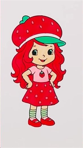 ❤️Strawberry Shortcake Color Rescue Mission — wait till the final reveal! 🍓🎨 #shorts #trending