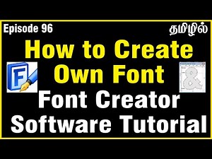 How to create own font | Font creator tutorial | Font creator 12 tutorial | Ep96