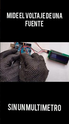 Mide el voltaje sin necesidad de un multímetro con este proyecto #electronica #arduino #electricidad