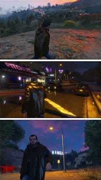 Walk With Michael in GTA 5 🌇 (Vinewood Sign to Downtown)