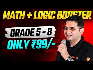 Only ₹99! Math + Logic Booster for Grades 5–8 | Abhay Sir | VOS