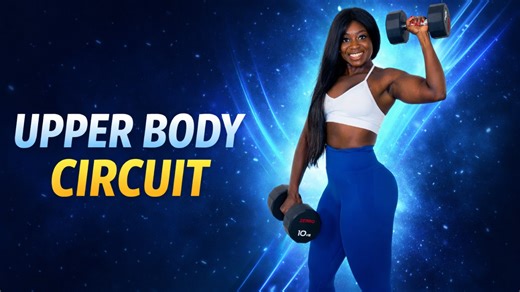 Upper body dumbbell circuit: Efficient muscle-building workout