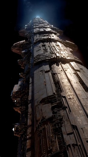 Massive and giant spaceship #aigenerated #SpaceCity #futuristic #spaceship #spacecraft #deepspace