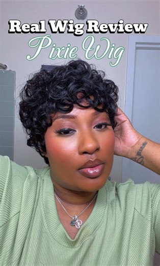 Honest Review of the Pin Curl Pixie Wig from ShowReal