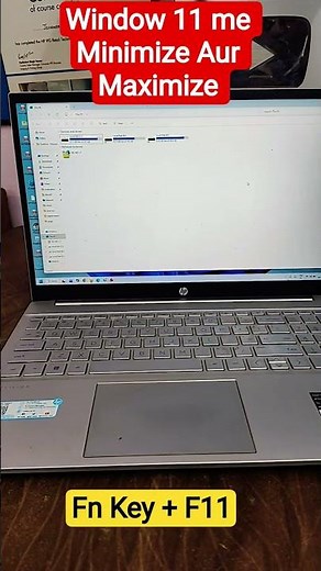 Window 11 me Minimize aur maximize kaise kare || #computer #computerzone #laptop
