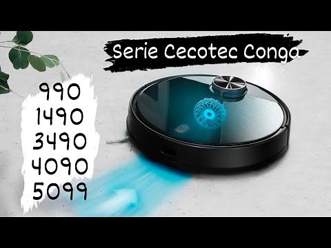 Comparativa Cecotec Serie Conga | 🏆Conga 990, 1490, 3490, 4090 y 5090🏆 | Review robots aspiradores
