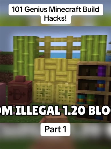 101 Genius Minecraft Build Hacks!#MineCraft #viral #fyp
