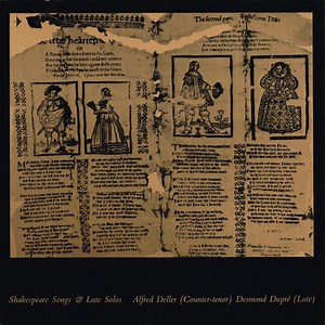 Alfred Deller, Desmond Dupré - Shakespeare Songs & Lute Solos