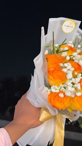 Premium fresh orange rose bouquet 💐 | Flowers Pick