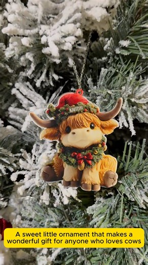 🐮 Personalized Highland Cow Christmas Ornament Bring cozy farmhouse magic to your tree with this adorable festive cow! 🎄❤️ Add your name for a keepsake that’s sweet, rustic, and truly one-of-a-kind. 👉 Shop now → https://soumora.com/products/personalized-cute-highland-cow-acrylic-ornament 🌟 Explore more cow designs → https://soumora.com/collections/cow 🎁 Make your holidays extra warm & meaningful with this charming little companion! 🌍 Worldwide shipping! #HighlandCow #FarmhouseChristmas #Pe