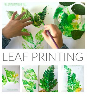 Leaf Printing Art - The Imagination Tree