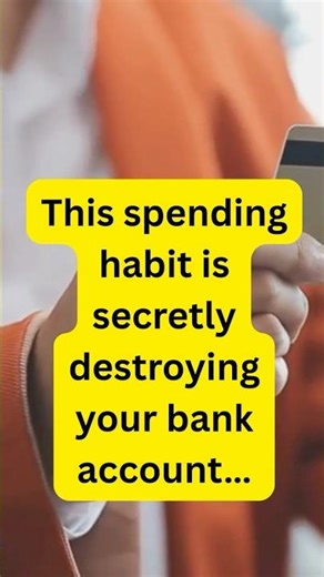 This spending habit is secretly destroying your bank account… #facts