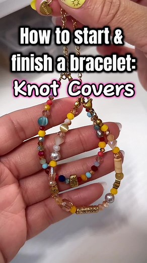 Beginner friendly tutorial on how to use knot covers to start and finish your beaded jewelry ☺️ #TikTokCreatorSearchInsightsIncentive #sellingbracelets #sidehustleideas #handmadejewellery #beadnecklace #diynecklace #handmadenecklace #diy #glassbead #luxurybracelets #luxuryjewelry #necklace #glassbeadsjewelry #handmadebracelet #beadhaul #beadshaul #beadsunboxing #wholesalebeads #braceletmaking #braceletinspo #beadmix #diybracelet #beadsoup #diyjewelry #jewelryinspo #beads #beadtok #beadedjewelry