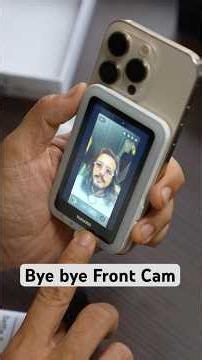 A Selfie screen with Zero lag!