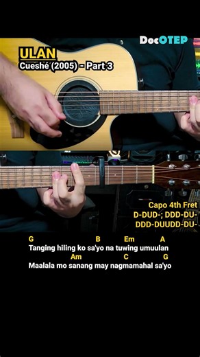 Ulan - Cueshé (2005) Easy Guitar Chords Tutorial with Lyrics Part 3 SHORTS REELS