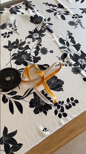 a relaxing video of sewing sounds