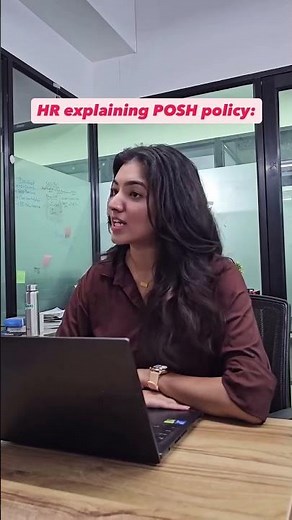 pov : HR explaining POSH Policy