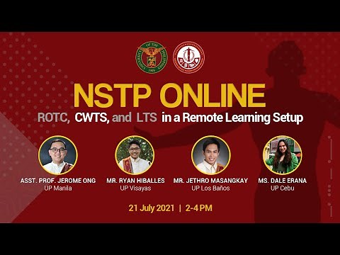 NSTP Online: CWTS (Part 1) in a Remote Learning Setup