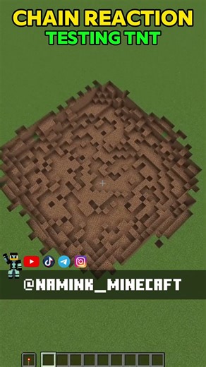 This TNT causes a MASSIVE CHAIN REACTION in Minecraft!