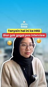 Lolos interview itu nggak selalu soal jawaban paling sempurna. Kadang hal sesimpel ini aja bisa bikin kamu standout di mata HRD ⭐️ ------------------------------------------- Glints TapLoker adalah aplikasi dengan loker terlengkap se-Indonesia. Ngelamar kerja mudah: lamar 1x tap dan chat HRD. 🤳 #glints #pencarikerja #pejuangrupiah #lowongankerja #pekerja #interview #tips #kerja | Glints Indonesia