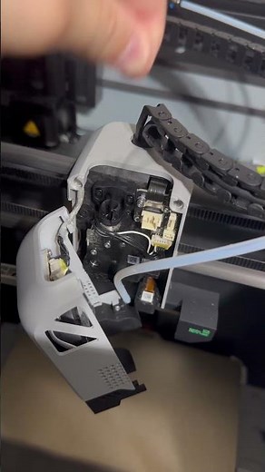 Removing My First Clog On The Bambulabs X1C #3dprinting #x1carbon