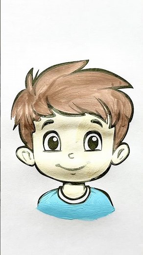 Coloring boy ✨✅ | Coloring for kids #art #coloring #artist #colors #boy #drawing