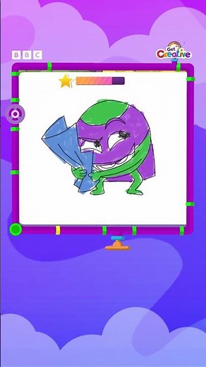 Creative FUN with Supertato in CBeebies Get Creative App #shorts