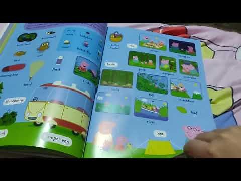 Peppa Pig 1000 First Words Sticker Book with Peppa pig