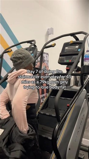 Day 7 of doing stairmaster everyday for 45 mins as a 79kg gym girly trying to lose body fat #cardio