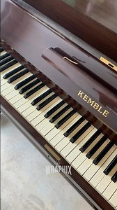 Turning old keys to a masterpiece. We’ve wrapped this vintage piano in sleek vinyl! #piano #wrapped
