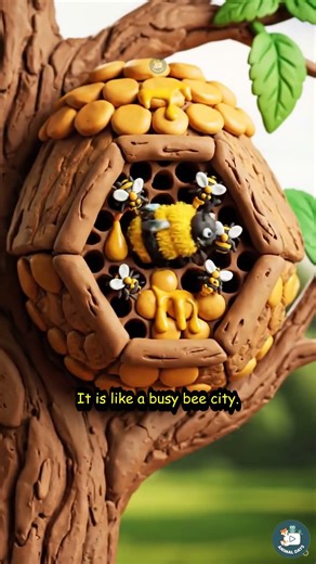 Buzzing Bees: How Do They Make Honey?! 🍯 Amazing Facts for Kids! #beesforkids #learningisfun